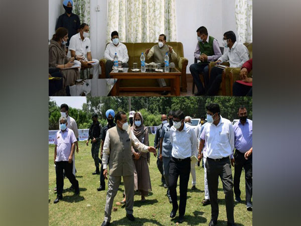 Jitendra Singh inspects proposed site for Arun Jaitley Memorial Sports Stadium in J-K’s Hiranagar